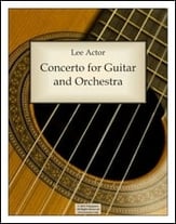 Concerto for Guitar and Orchestra (2012) Orchestra sheet music cover